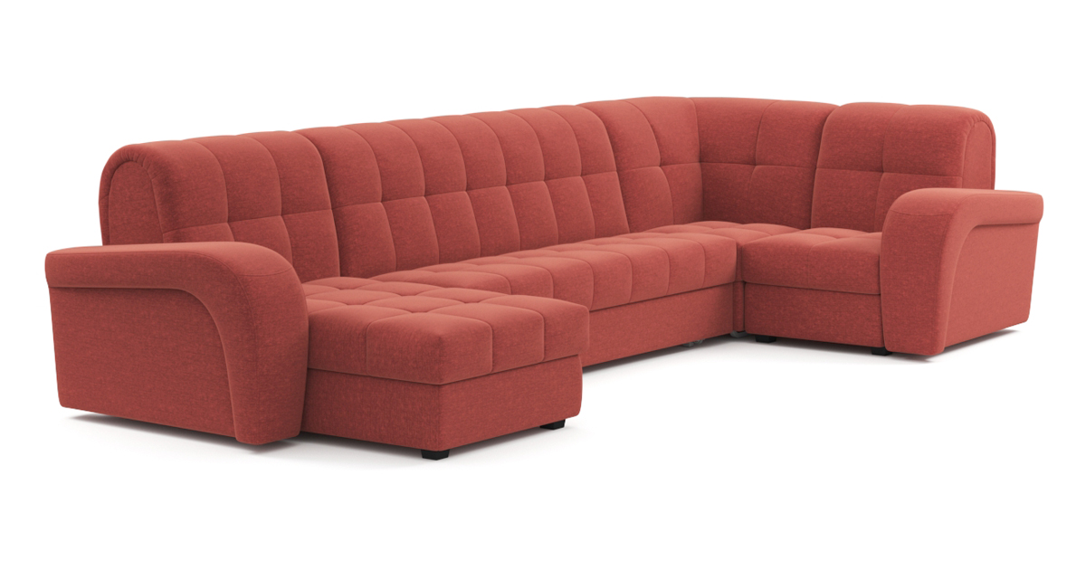 Угловой диван Брюссон NEXT 24 180 К-3 мини с оттом