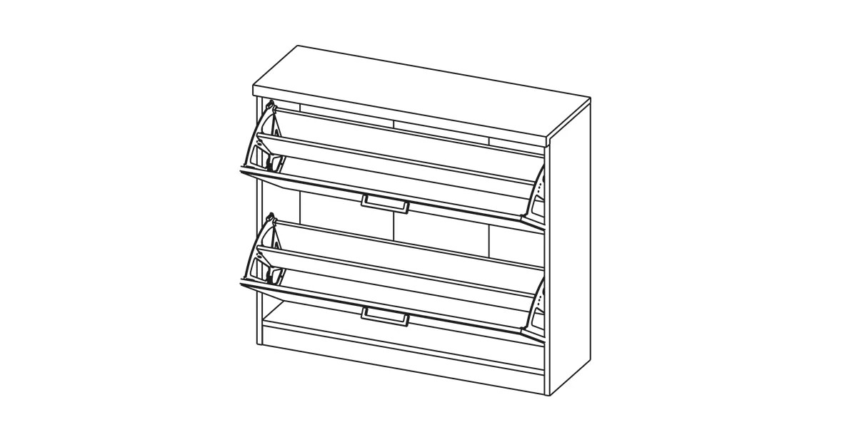 Тумба для обуви Альтеро New 2D