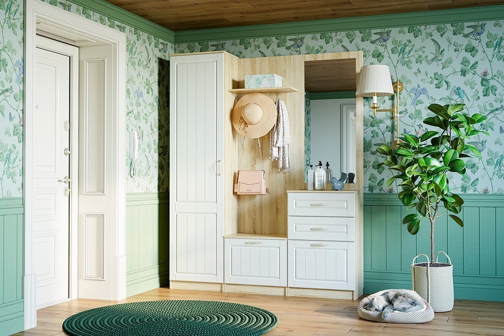 Шкаф для одежды Мокка левый НМ 014.71