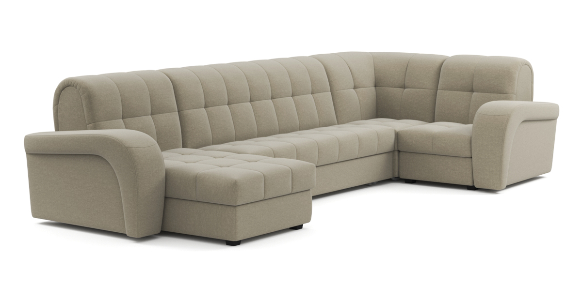 Угловой диван Брюссон NEXT 24 180 К-3 мини с оттом