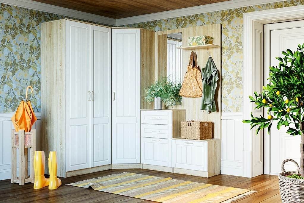 Шкаф угловой Мокка правый НМ 014.11 Х