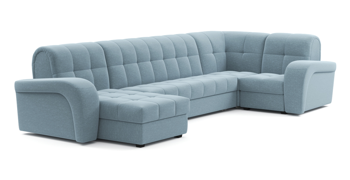 Угловой диван Брюссон NEXT 24 180 К-3 мини с оттом