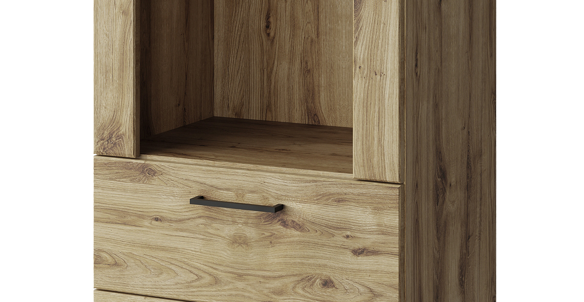 Шкаф открытый Альтеро New 2S4N