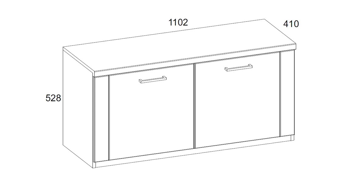 Тумба Альтеро New 2D-1