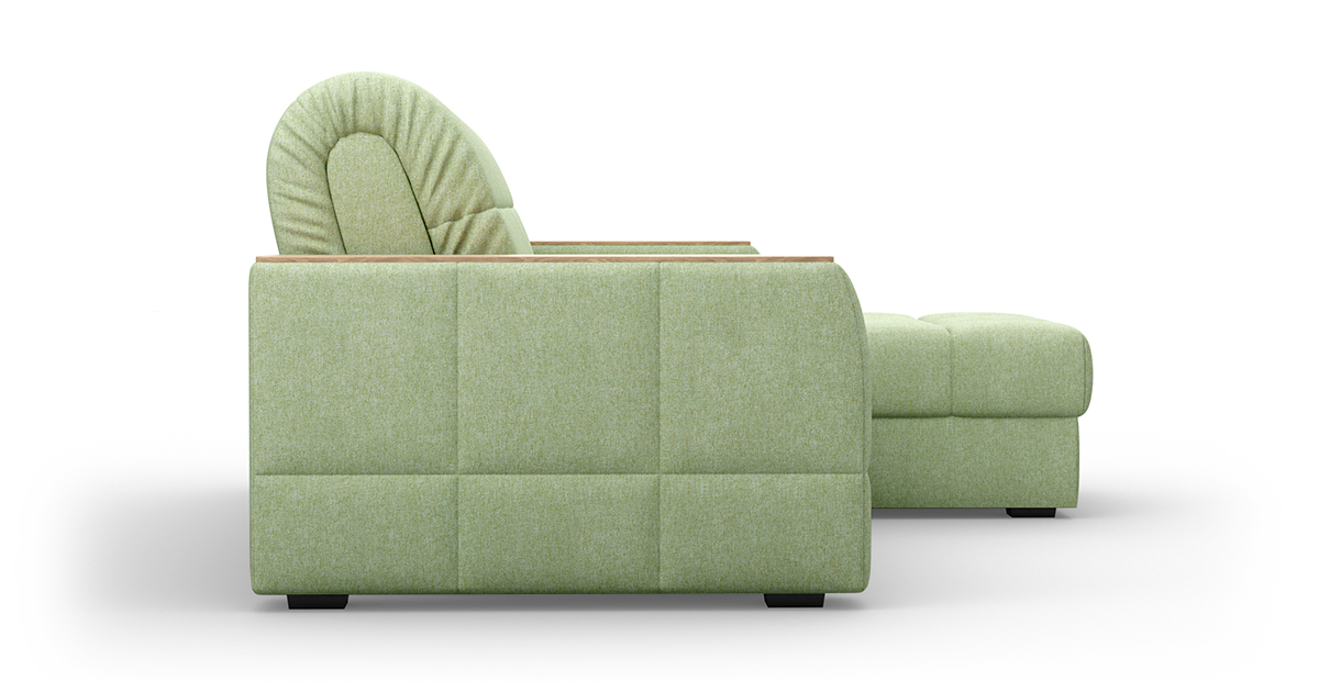 Угловой диван Коломбо 155 мини декор дуб каньон