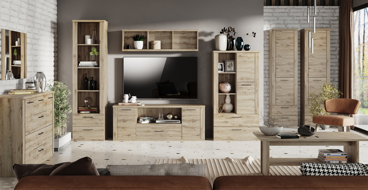 Шкаф открытый Альтеро New 2S4N