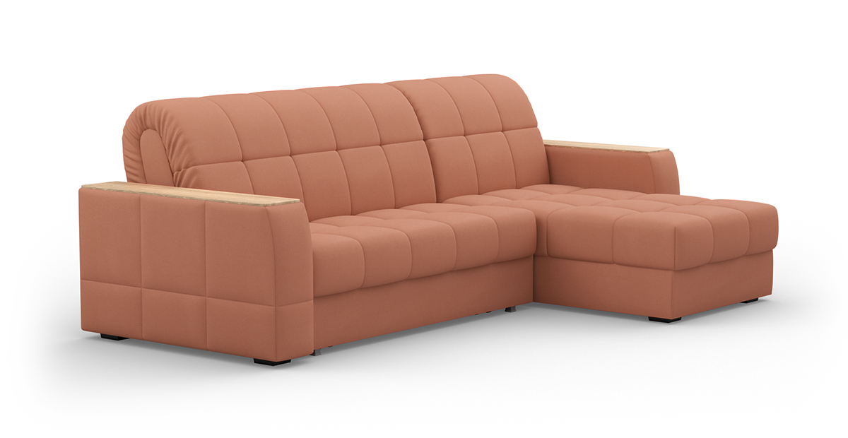 Угловой диван Коломбо 140 мини декор дуб каньон