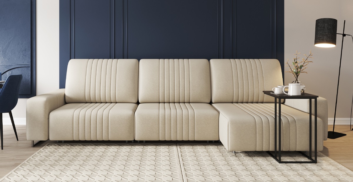 Угловой диван Хаммер NEXT с широкими подлокотниками