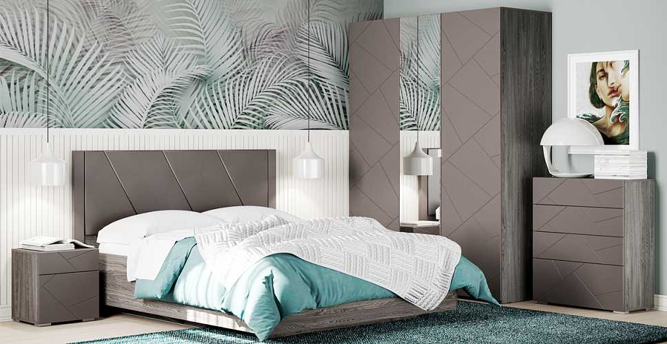 

Комод Позитано НМ 040.64, Ясень анкор темный/графит софт, Позитано НМ 040.64