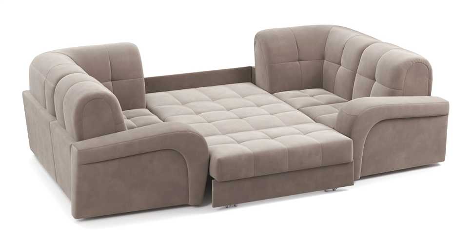 

П-образный диван Брюссон NEXT 24 140 К-4 мини, Коричневый, Брюссон NEXT 24 140 К-4 мини