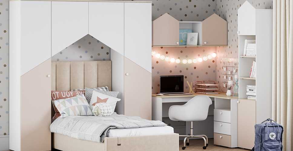 

Шкаф для книг правый Бэмби НМ 041.44, Белый/дуб сонома/маренга/бисквит, Бэмби НМ 041.44