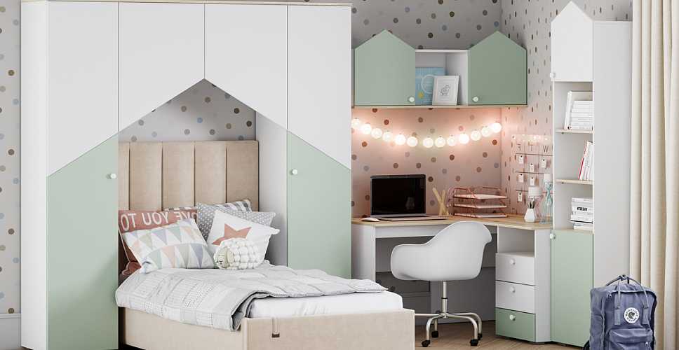 

Шкаф для книг правый Бэмби НМ 041.44, Белый/дуб сонома/маренга/макарун, Бэмби НМ 041.44