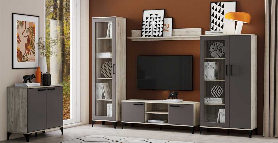 

Полка навесная Prima НМ 013.72, Дуб крафт серый, Prima НМ 013.72