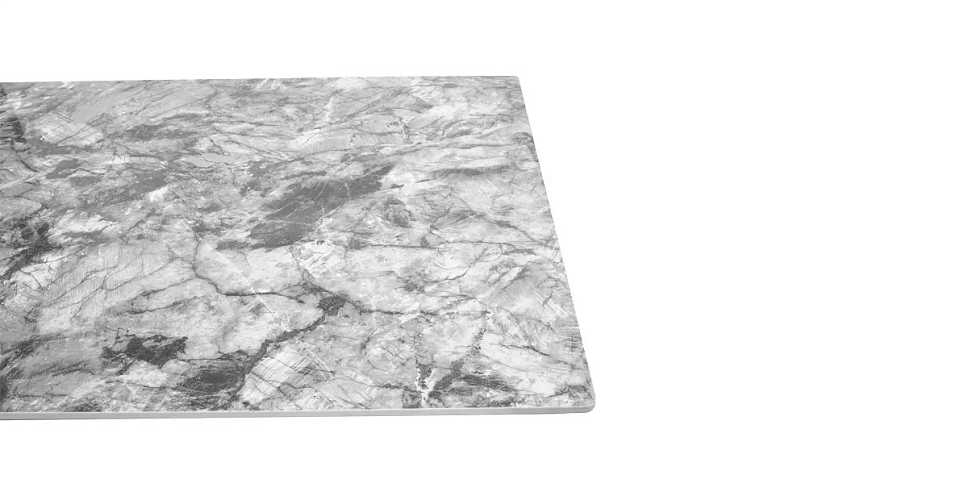 

Стол прямоугольный нераздвижной Лучано 160, Металл черный /керамика мрамор белый глянец, Лучано 160