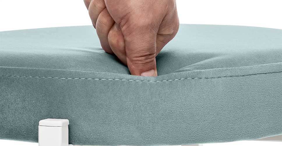 

Табурет Фокус, Металл белый/велюр шоколад, Фокус