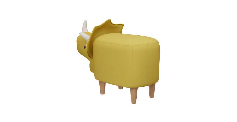 

Пуф Дино, Горчичный, Дино