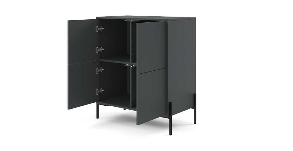 

Комод Лэмб 4Д 800, Антрацит, Лэмб 4Д 800